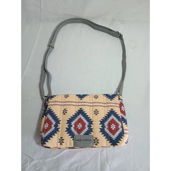 Simply Southern Aztec Western Shoulder Bag Crossbody Purse Cowgirl Pocketbook - Picture 1 of 5